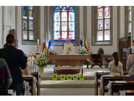 Dankgottesdienst der Kommunionkinder (Foto: Karl-Franz Thiede)